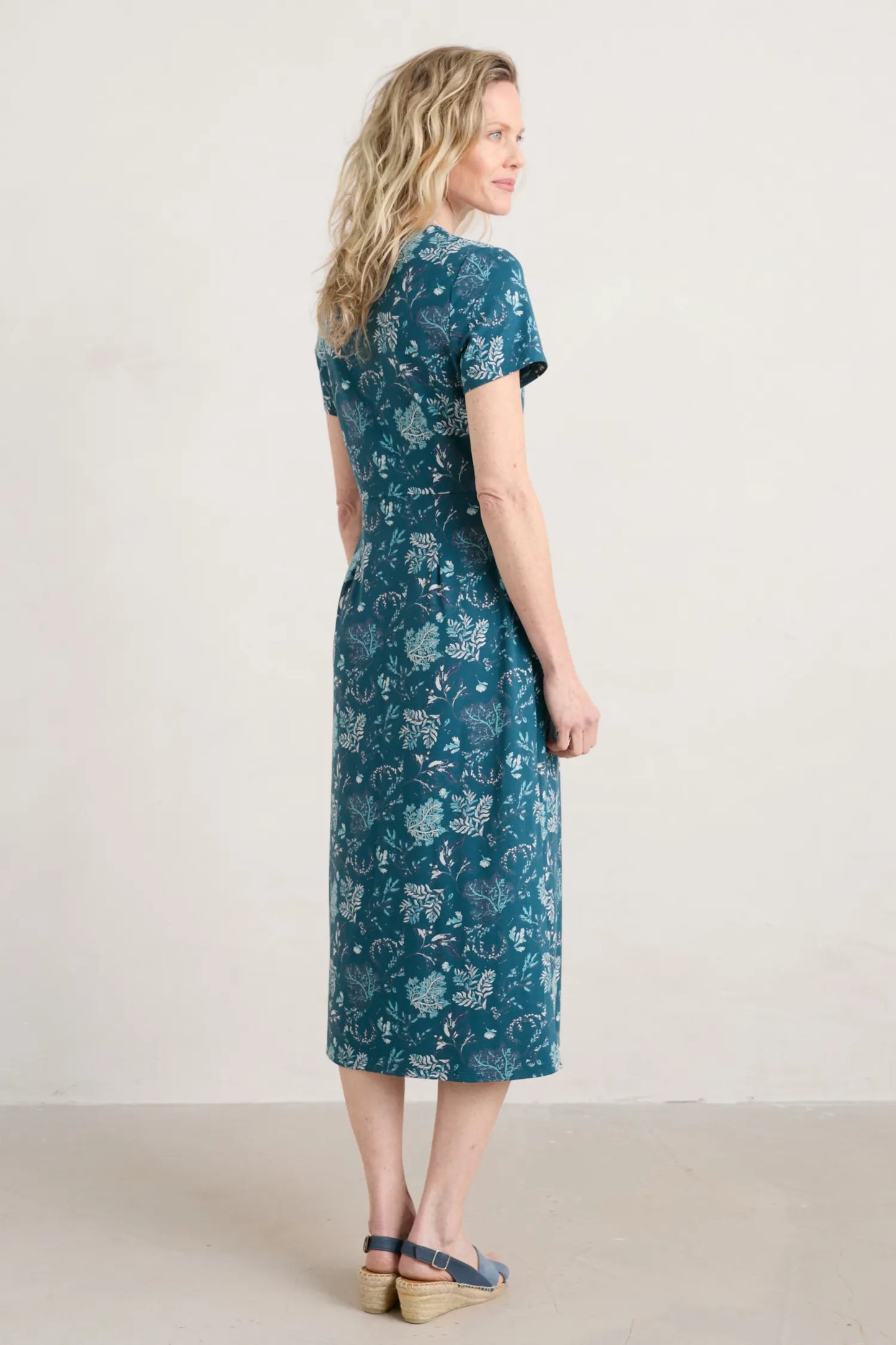 Seasalt Short-Sleeved Seed Packet Dress