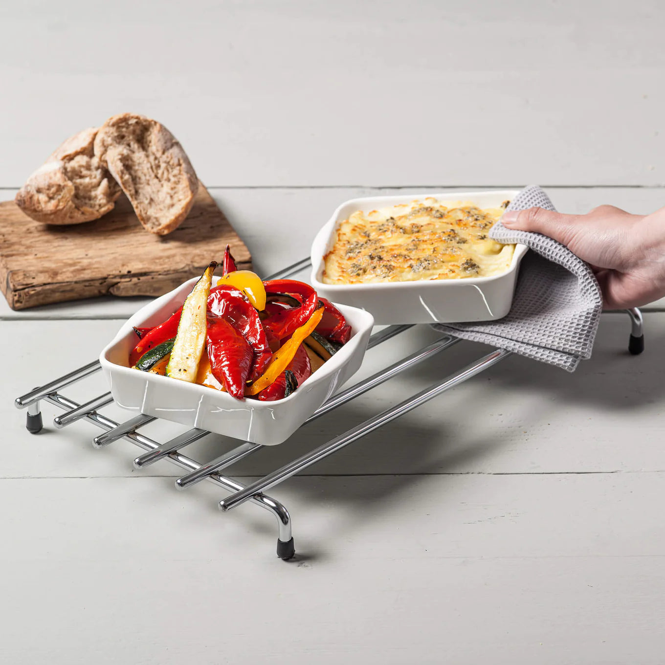 Kilo Deluxe Chrome Trivet – Large