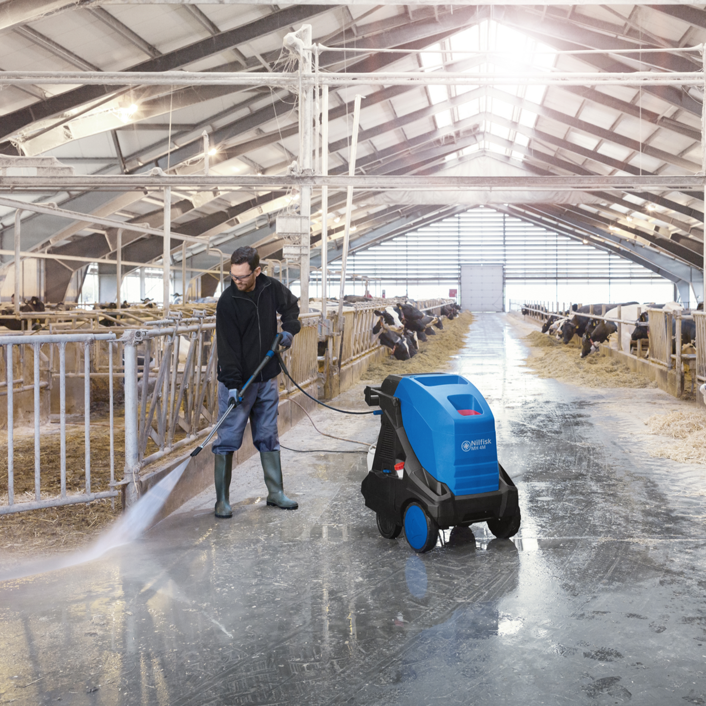 Nilfisk MH 3M-100/600 Hot Water Pressure Washer