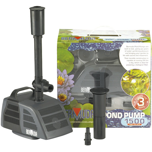 Bermuda Submersible Pond Pump 1500