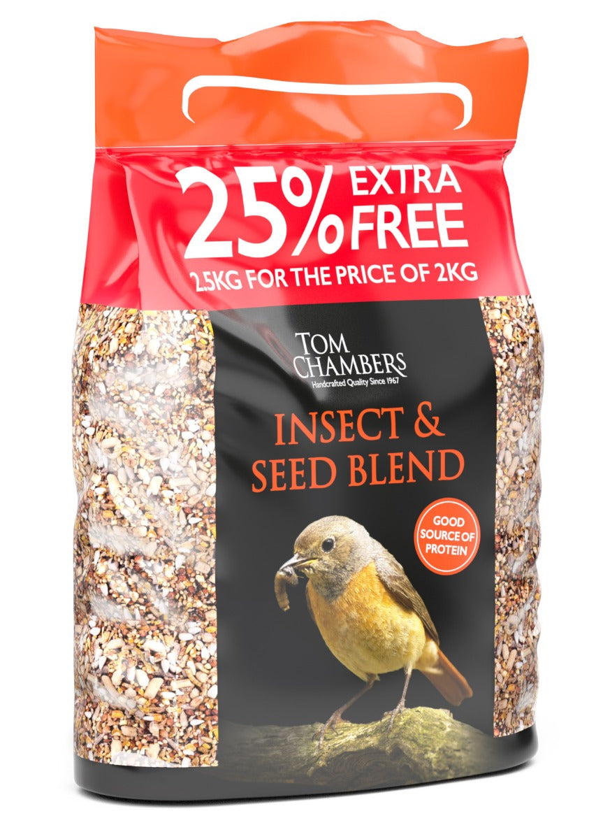 Tom Chambers Insect & Seed Blend 2kg + 25%