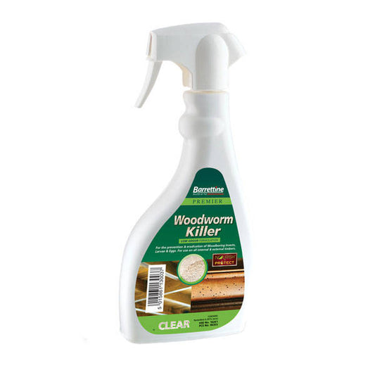 Barrettine Premier Woodworm Killer Spray 500ml