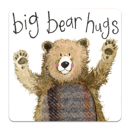 Alex Clark Bear Hugs Coaster