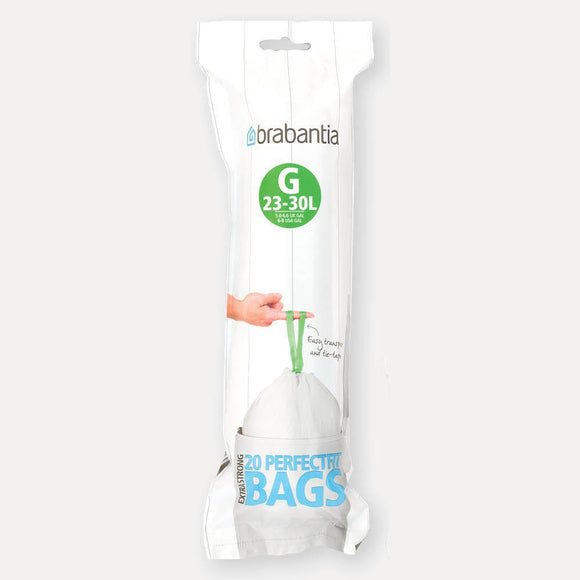 Brabantia PerfectFit Bags Code G 30L Slimline Single Roll