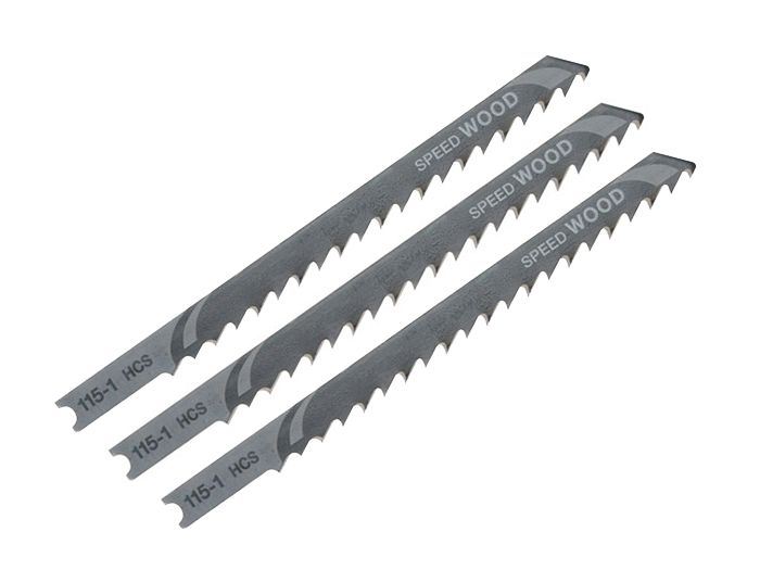 Black & Decker X21033 100mm U Shank Coarse Wood Cutting Jigsaw Blades x3