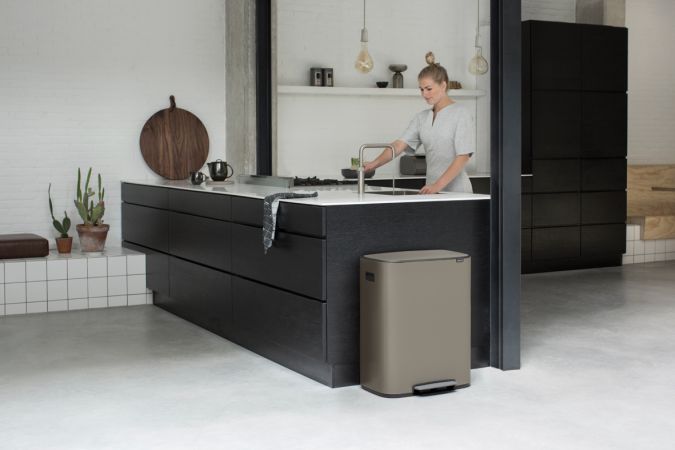 Brabantia Bo Pedal Bin 2 x 30L