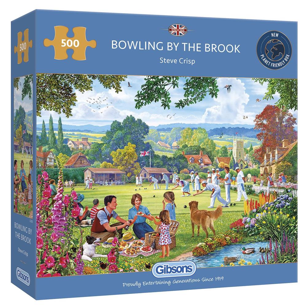 Gibsons Bowling By The Brook 500 Piece Jigsaw