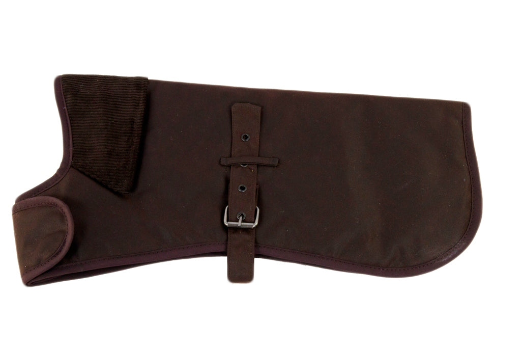 Earthbound 18" Waxed Dog Coat - Brown