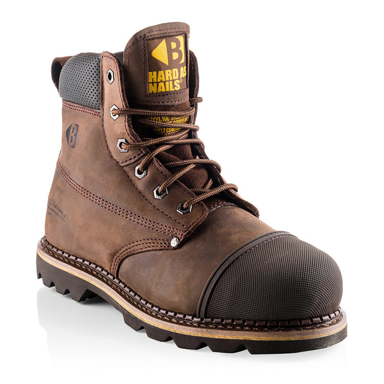 Buckbootz B301 Goodyear Welted Safety Lace Boot