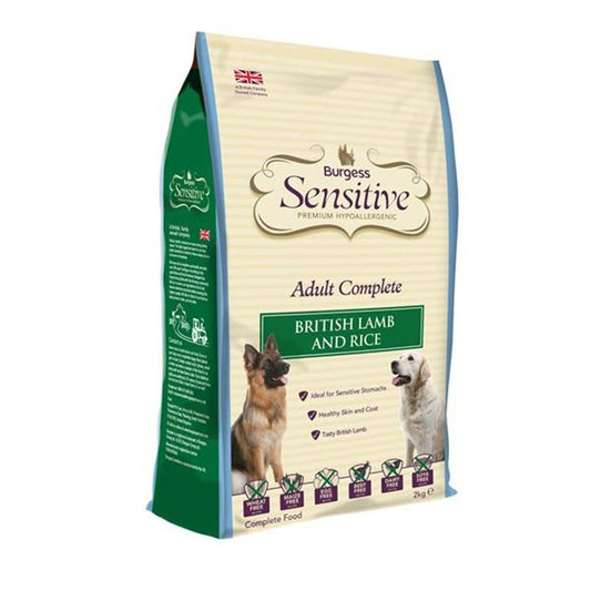 Burgess Sensitive Dog Food 12.5kg