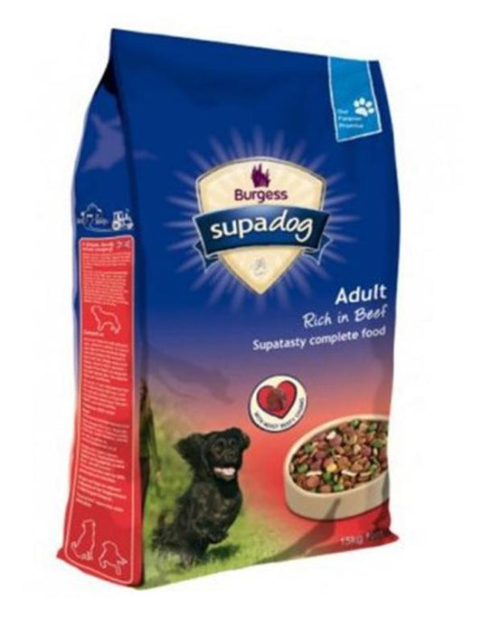 Burgess Supadog Adult Beef Dog Food 15kg