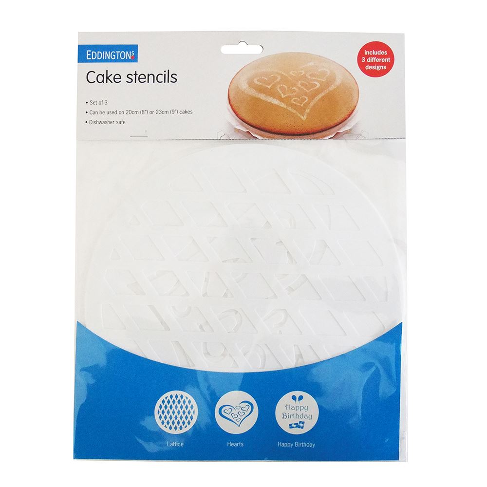 Eddingtons All Purpose Cake Stencils x3