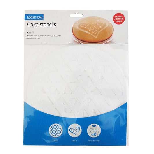 Eddingtons All Purpose Cake Stencils x3