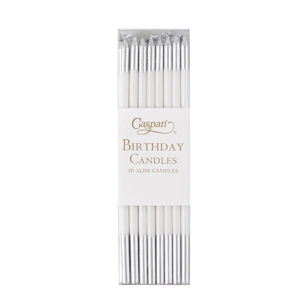 Caspari Slim Birthday Candles 16-Pack