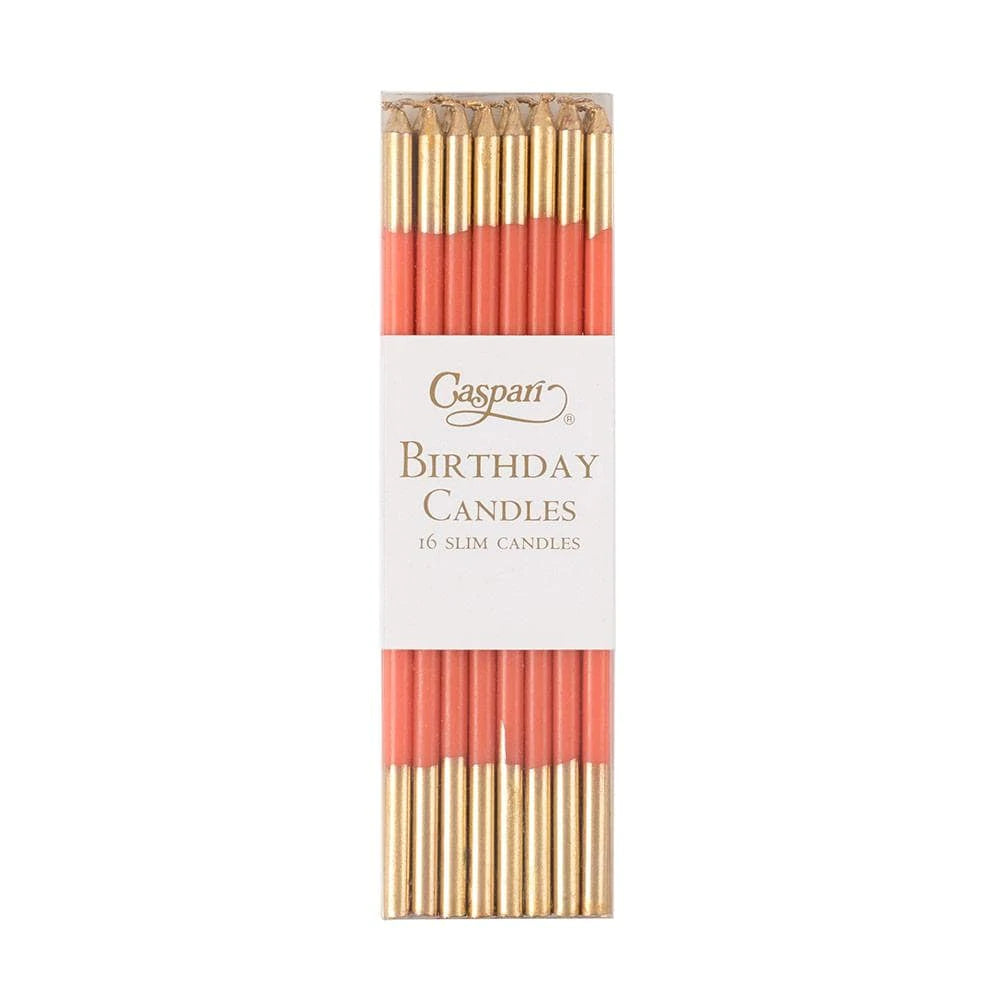 Caspari Slim Birthday Candles 16-Pack