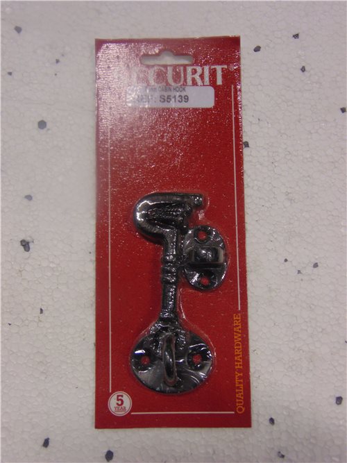 Securit Cabin Hook Cast 75mm