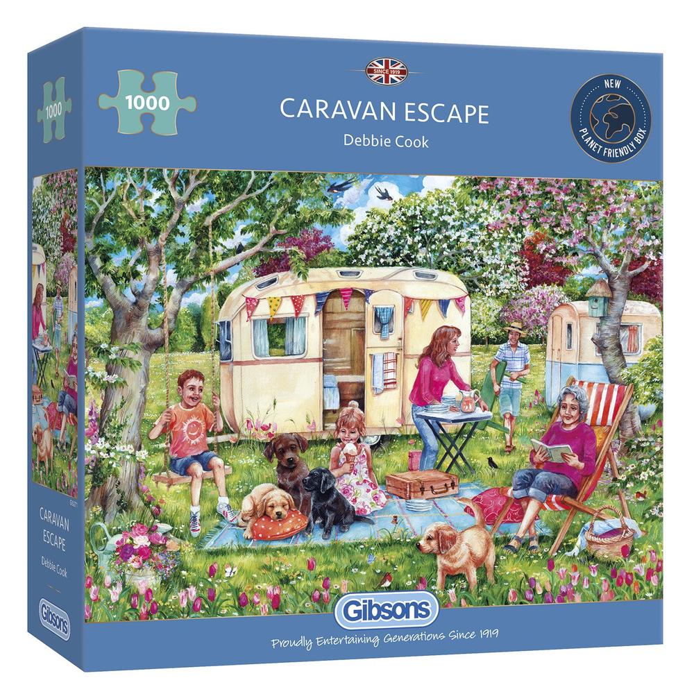 Gibsons Caravan Escape 1000 Piece Jigsaw