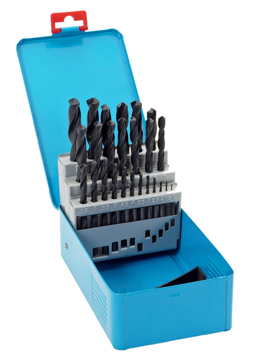 Castle Brooke Drill Set Metric M25B 1-13mm x 0.5mm x 25pc