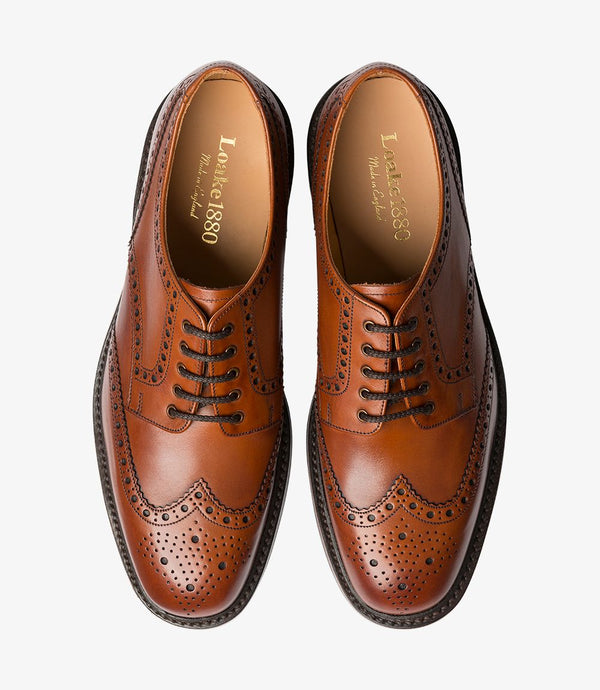 Loake Chester Rubber Sole Mahogany Brogue – Sam Turner & Sons