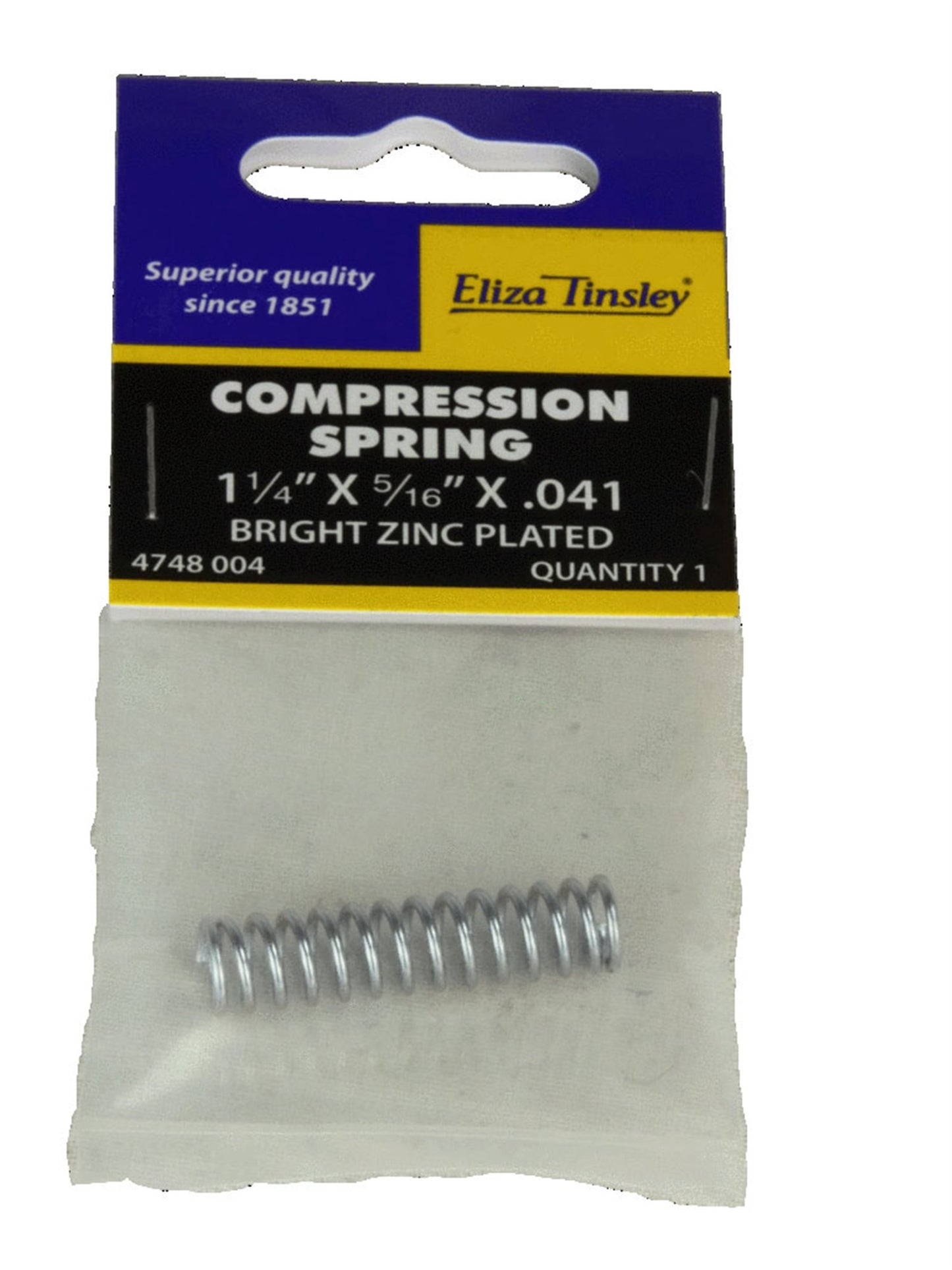 Eliza Tinsley Compression Spring 3 1/2&rdquo; x 1&rdquo; x .120&rdquo;