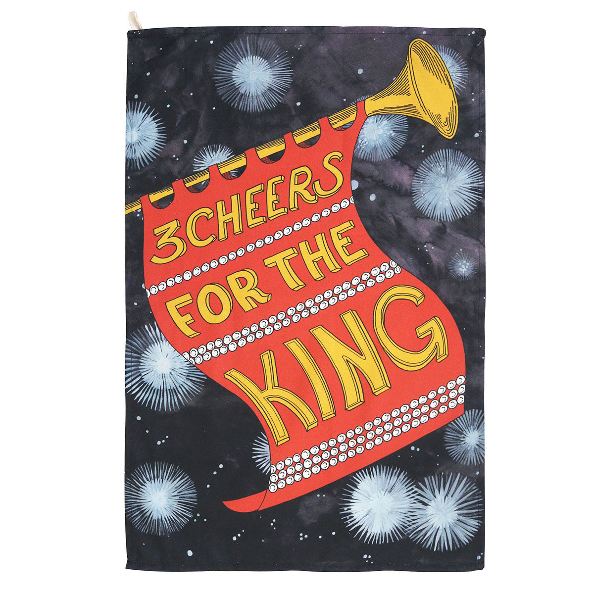 Emma Bridgewater King Charles III Coronation Trumpet Tea Towel