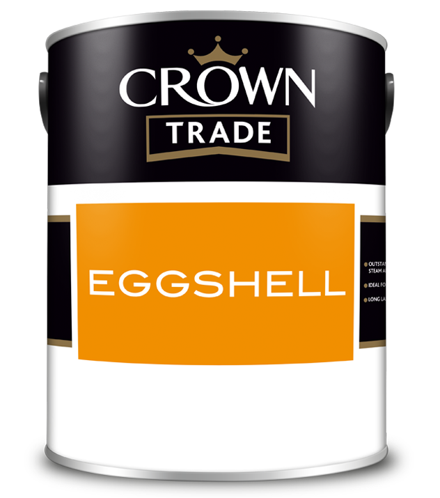 Crown Trade Eggshell White Paint 2.5L