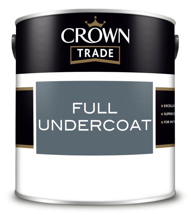 Crown Trade Full Undercoat Paint White 1L