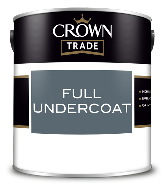 Crown Trade Full Undercoat Paint White 1L