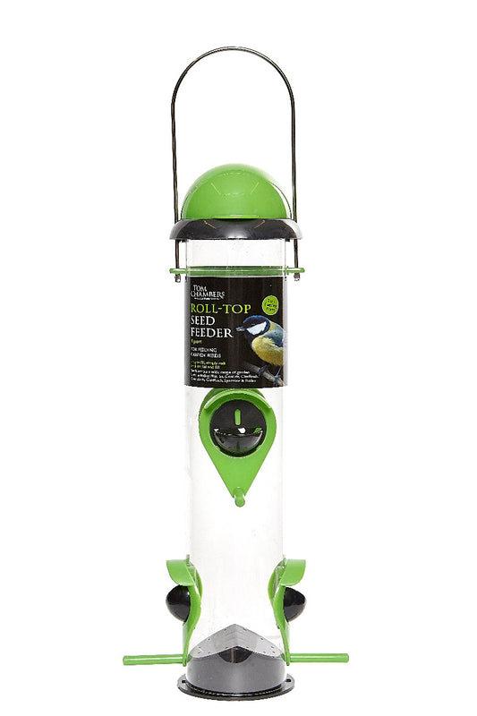 Tom Chambers Roll-Top 4-Port Seed Feeder