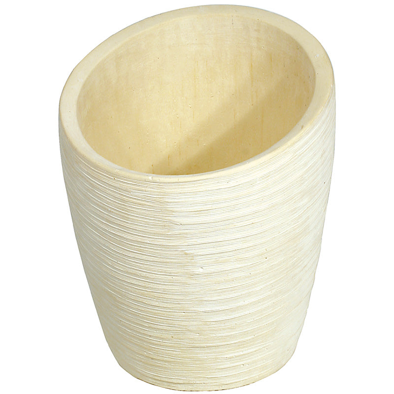 Willowstone Small Round Grooved Planter CT02