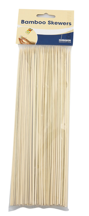 Dexam Bamboo Skewers 25cm Pack 100