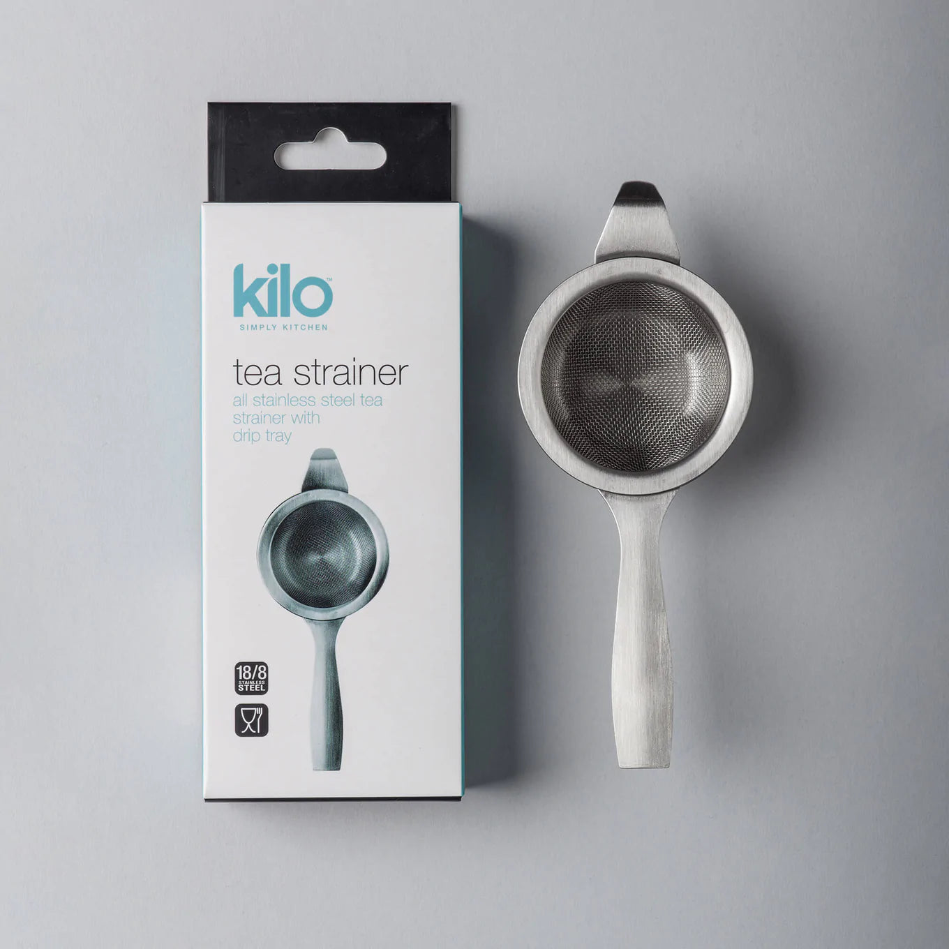 Kilo Long Armed Stainless Steel Tea Strainer
