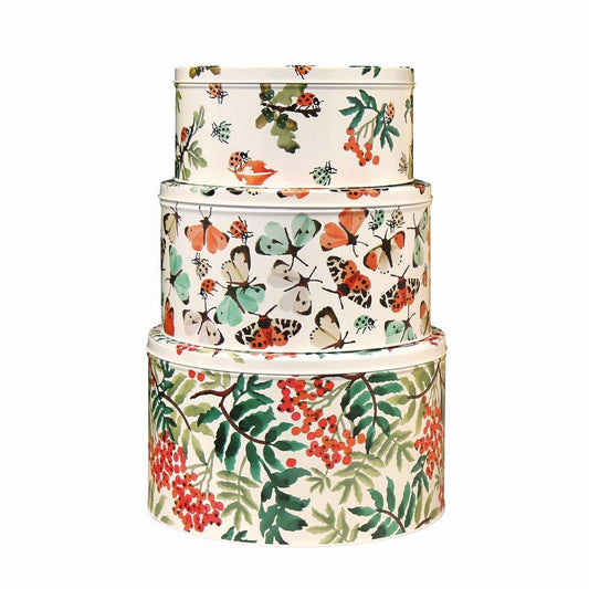 Emma Bridgewater Cake Tins Set of 3 All Creatures Great & Small
