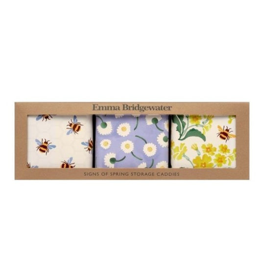 Emma Bridgewater Daisy Square Caddies Set of 3