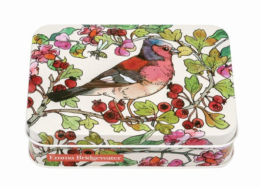 Emma Bridgewater Birds In The Hedgerow Small Rectangular Tin