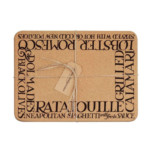 Emma Bridgewater Black Toast Rectangular Cork Placemat
