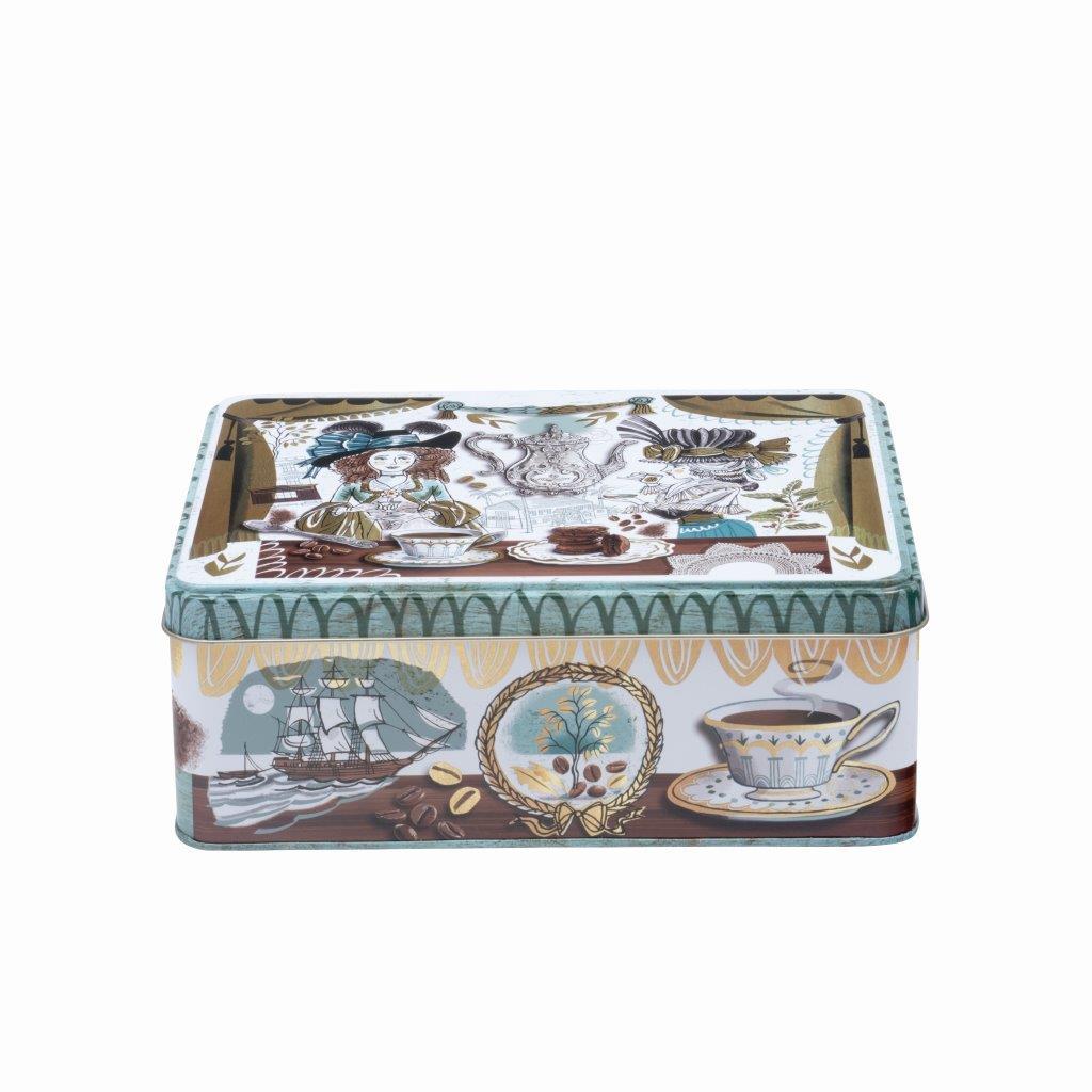 Elite Tins Coffee Deep Rectangular Tin