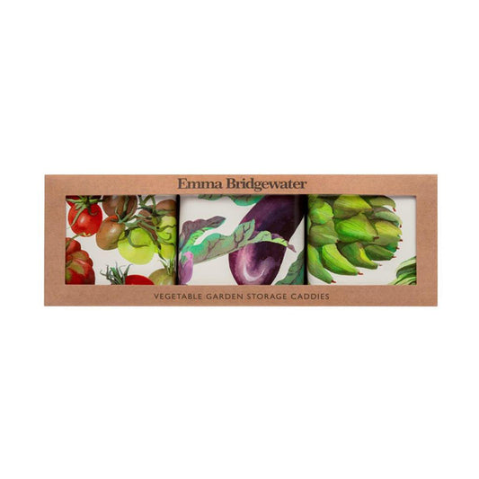 Emma Bridgewater Dig The Garden Square Caddies Set of 3
