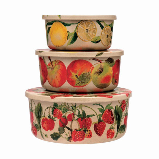 Emma Bridgewater Fruits Rice Husk Storage Tubs Set of 3