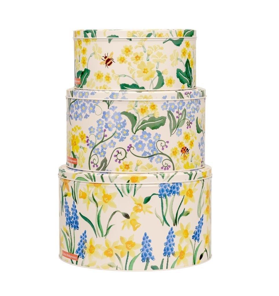 Emma Bridgewater Little Daffodils Round Cake Tins Set of 3