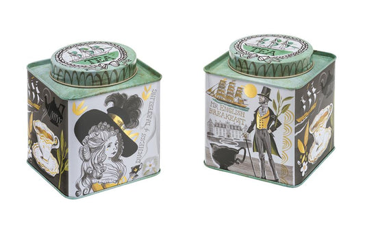Elite Tins Earl Grey Darjeeling Twist Lid Caddie - Single