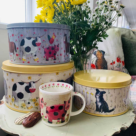 Alex Clark Daisyfield Farm Cake Tins Set of 3