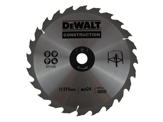 Dewalt Circular Saw Blade DT1163 315 x 30 x 24T