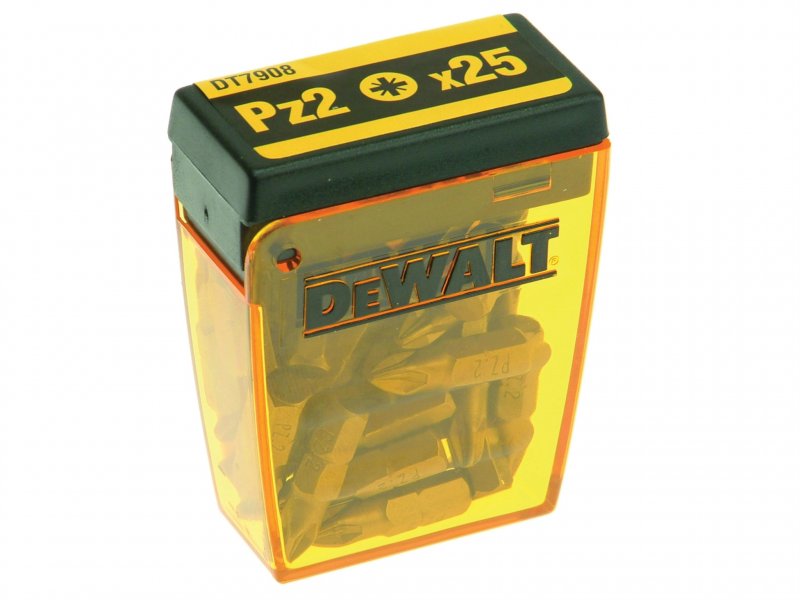 Dewalt Screwdriver Bits DT7908 25 x PZ2