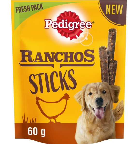 Pedigree Ranchos Sticks w/ Chicken Liver 60g