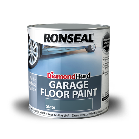 Ronseal Diamond Hard Garage Floor Paint Slate 2.5L