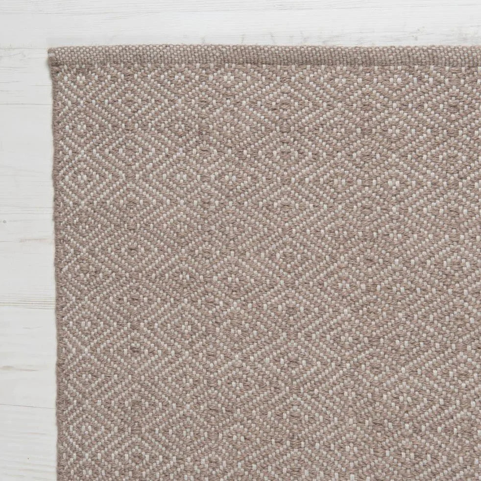 Weaver Green Dormouse Diamond Runner Rug 240 x 70cm