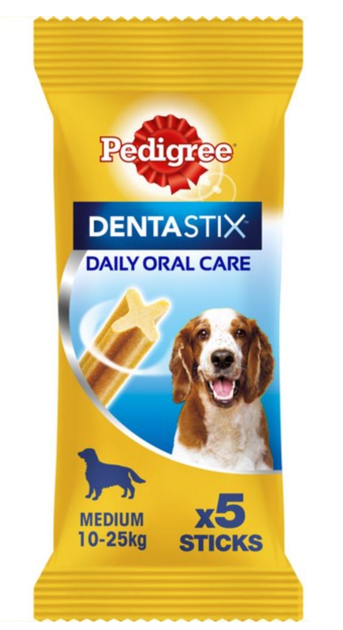 Pedigree DentaStix Daily Dental Chews Medium Dog 5 Sticks