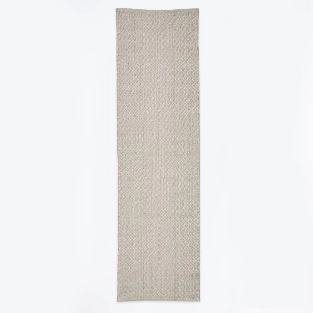 Weaver Green Dormouse Diamond Runner Rug 240 x 70cm