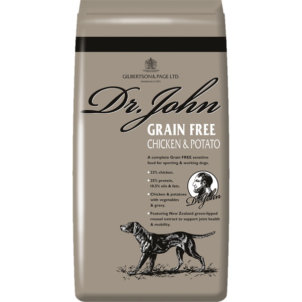 Dr John Grain Free Dog Food Chicken & Potato 12.5kg